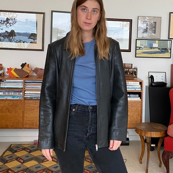 Vintage Old Navy Leather Jacket - Picture 8 of 8
